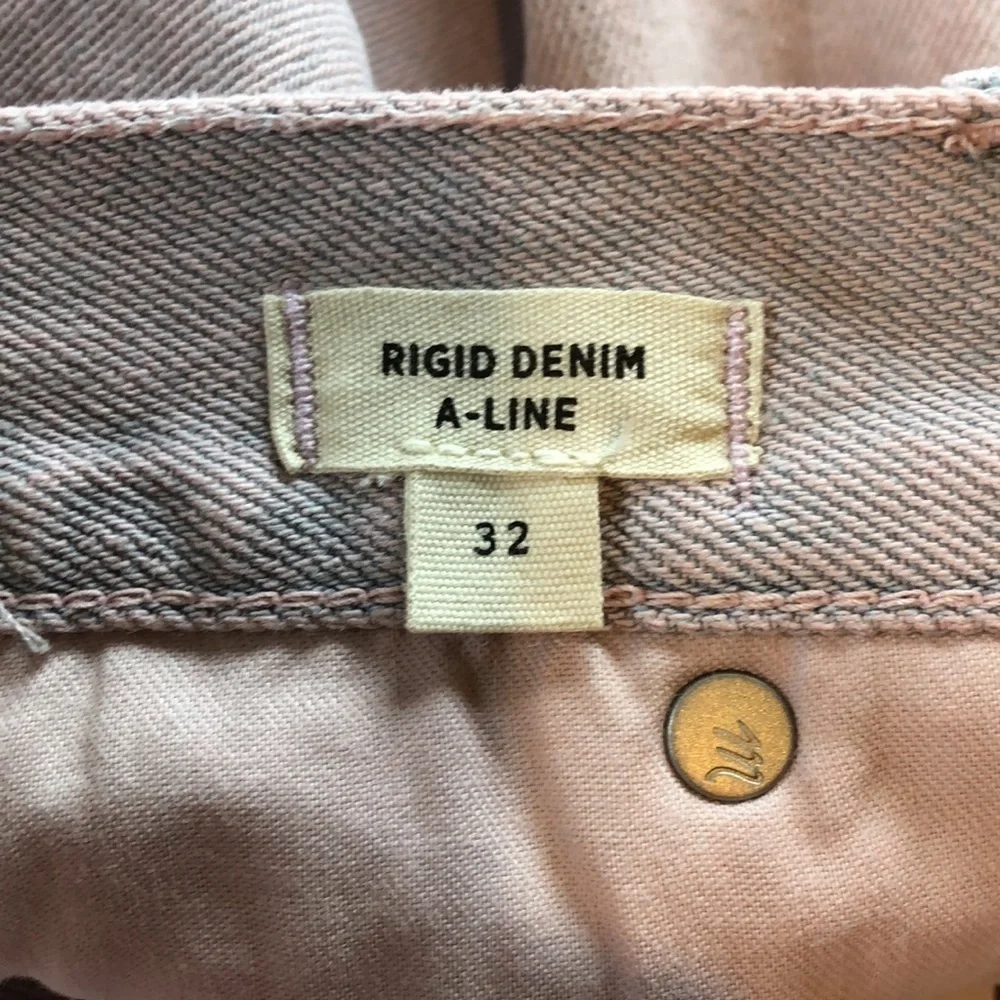 Madewell Rigid Denim A-Line skirt size 32 NWT